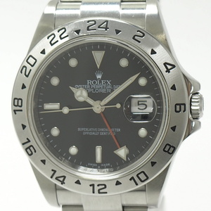 【中古】ROLEX エクスプローラー2 自動巻き SS ブラック文字盤 Z番 16570