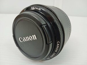 [B8B-66-013-1] Canon キヤノン ズームレンズ EF 50mm 1:1.8 II Φ52mm 0.45m/1.5ft 動作確認済み 中古