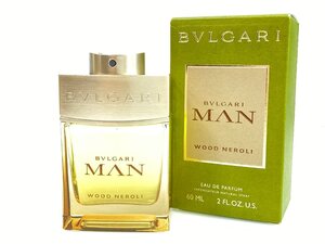 未使用　ブルガリ　BVLGARI　MAN　WOOD NEROLI　マン　ウッド ネロリ　オードパルファム　スプレー　60ml　YK-5771