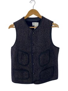 ANATOMICA◆W23/Beach Cloth Vest/40/ウール/NVY/530-522-08//