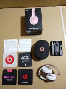 【中古現状品　美品】Beats by Dr.Dre ブルートゥースヘッドホン Beats Solo3 Wireless ローズゴールド MX442PA/A [Bluetooth対応]