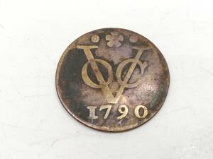 K246-387　オランダ　古銭　東インド会社VOCコイン 1790【中古品】