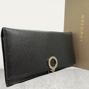 BVLGARI ブルガリ メンズ 長財布 ビーゼロワン ロゴ核印 SV金具 札入れ 小銭入れ 二つ折り コイン カードケース レザー 革 黒 ブラック 