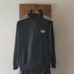 希少old adidas トラックジャージセットアップ　上下Ｌ　ファイヤーバード