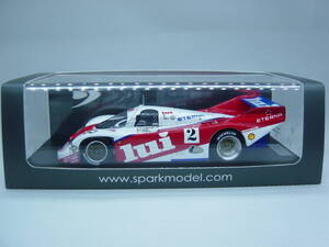 spark Car.tima別注 1/43 Porsche 962C Nurburgring 1987 #2 J.Mass/O.Larrauri Brun Motorsport ポルシェ ニュルブルクリンク