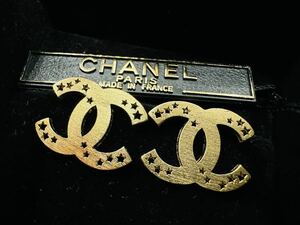 【☆試着のみ☆激カワ☆】シャネル　ココマーク　スターイヤリング　CHANEL