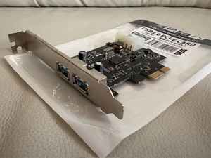 変換名人USB3.0　2 ポート　増設 PCIE　CARD 