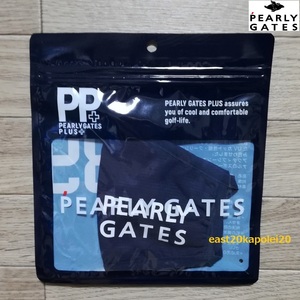 新品 PEARLYGATES パーリーゲイツ ビッグ ロゴ プリント クール スポーツ マスク 未使用 ネイビー ゴルフ PEARLY GATES 