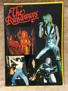 The Runaways　ザ・ランナウェイズ　日本公演　1977　コンサート　ライブ　パンフレット