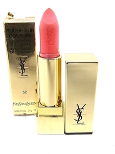 h0827 YSL ルージュ ピュール クチュール 52 ROUGE ROSE 3.8g イヴサンローラン ROUGE PUR LIPSTICK 口紅 元箱