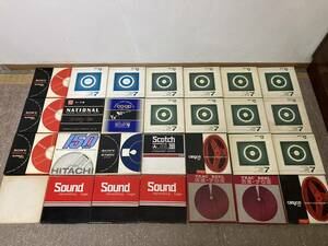 オープンリールテープ セット　SONY/TEAC REEL/CO-OP/NATIONAL/HITACHI/Scotch/canyon/Sound recording tape