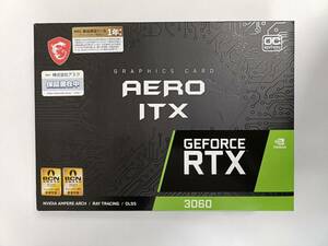 MSI GeForce RTX 3060 AERO ITX 12G OC / GeForce RTX 3060 / 12GB / 中古