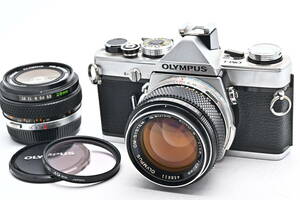 1B-669 OLYMPUS オリンパス OM-1 OM-SYSTEM ZUIKO 50mm + 28mm 一眼レフフィルムカメラ マニュアルフォーカス