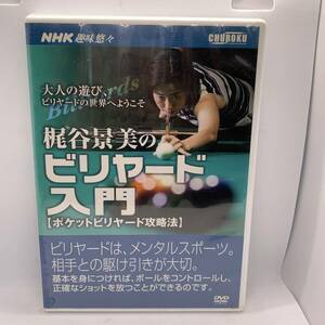 【DVD】未開封 梶谷景美のビリヤード入門 ポケットビリヤード攻略法 NHK 趣味悠々 特典映像付き 20240413G96