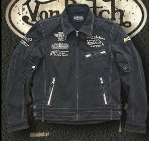 新品 Von Dutch（ボンダッチ）VOM-J15 コットンＪＫＴ・黒・サンプル・/レディース（M）