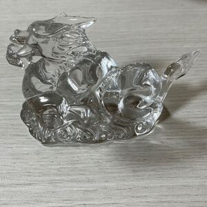 Baccarat バカラ 辰 干支 クリスタルガラス オブジェ 置物 クリスタル 