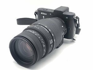 Nikon 1 V1 SIGMA DG 70-300mm 1:4-5.6 FT ミラーレス一眼レフカメラ セット■現状品