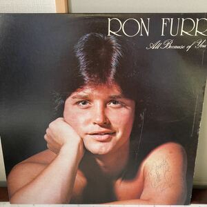 【激レア】RON FURR、ALL BECAUSE OF YOU、LP、オルガンバー、bruce hibbard、AOR、フリーソウル、オルガンバー