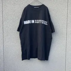 2101【MADE IN WORLD☆&CO】半袖Tシャツ プリント 黒