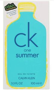 CALVINKLEIN カルバンクライン ck one シーケーワン summer サマー 2020 オードトワレ 100mL