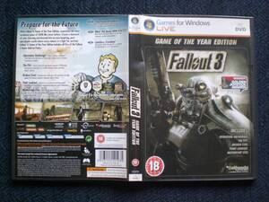 ２　Game for Windows　Fallout3 GAME OF THE YEAR EDITION　美品