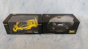 ixo イクソ 1/43 McLaren F1 GTR 1996 / GTR #27 FIA GT 1997 SPA-Francorchamps マクラーレン レーシング　ミニカー　2点セット