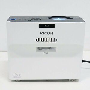 ランプ使用時間極小 ◇ 超短焦点プロジェクター RICOH リコー PJ WX4152NI【3500lm/ランプ11h/リモコンあり/動作確認済】◇