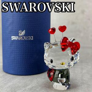 箱付き美品　SWAROVSKI スワロフスキー SANRIO サンリオ　ハローキティ　てんとう虫　クリスタル　