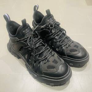 【GMF0904.1-287OR】 1円～ Alexander Mcqueen by McQ マッキュー アレキサンダーマックイーン No.0コレクション スニーカー 黒