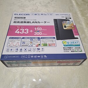 エレコム 11ac 433＋300Mbps 無線LANルーター WRC-733FEBK2-A