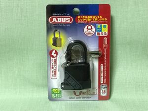 ABUS(アバス) 高品質南京錠70 ABUSロック Weatherproof 70 / 35 Black 　防雨　耐水 ドイツ製　宅配ボックスに