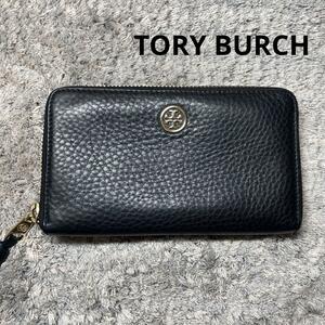 TORY BURCH トリーバーチ 長財布 ラウンドファスナー レザー