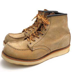 RED WING レッドウィング ワークブーツ 8173 Irish Setter 6inch Moc toe Hawthorne Abilene Roughout ホーソン アビレーン ラフアウト 牛