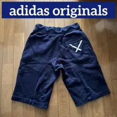 adidas originals アディダスオリジナル　ハーフパンツ　紺　XS