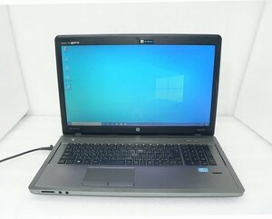 Windows10 HP ProBook 4740s Core i5-3230M 2.6GHz メモリ8GB HDD 320GB(SATA) マルチ 17.3インチ(1600x900) 小難あり(バッテリー完全消耗)