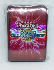 遊戯王 WCS2018 スリーブ 赤 未開封100枚入り ワールドチャンピオンシップ 世界大会 激レア品