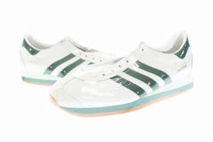 アディダス adidas 1998 COUNTRY カントリー ローカット スニーカー 1540WG 26 白 緑 ホワイト グリーン ブランド古着ベクトル ▲■ 230921