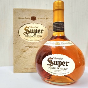 C-07056K【1円スタート】未開栓保管品 Super NIKKA WHISKY Rare Old スーパー ニッカ ウィスキー 750ml 43% 日本 ジャパニーズ 箱付き