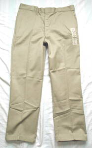 希少★デッド★新品★05年★ディッキーズ★Dickies 2874★タン色★裏地付き★チノパンツ★(W:40 L:32)