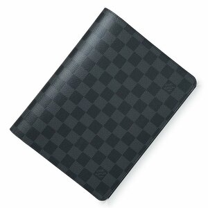 （新品・未使用品）ルイ ヴィトン LOUIS VUITTON アジェンダ ビューロー A5サイズ 手帳カバー ダミエグラフィット ブラック 黒 R20974 箱付