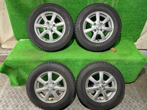 PRD 13インチ 4.00B +43 PCD100 4H【145/80R13】WINTERMAX 2019年製 6分山 冬 スタッドレスタイヤ付4本セット！軽自動車 などに