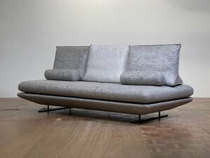 -sd738｜ligne roset 名作 ROSETPRADO/ロゼプラド ジャガードファブリック トリプルバックダブルソファ｜リーンロゼ トーゴ ACTUS アクタス