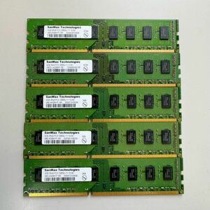 *SANMAX 4GB 2Rx8 PC3-12800U 5枚セット