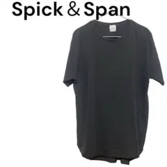 【スピックアンドスパン】ロングTシャツ（F)チュニック　日本製　サイドスリット入