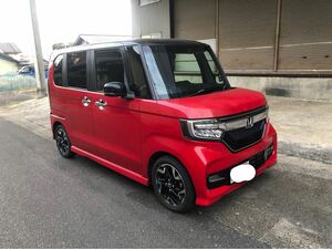 車検　7年8月　1.3万キロ　ターボ　エヌボックス　N-BOXカスタム