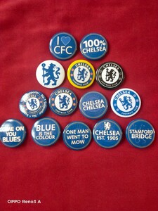 チェルシー缶バッジ １４個セット CHELSEA BADGES 14pcs 激安