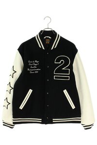 アンダーカバー ヒューマンメイド ブルゾン UC2B9202 LAST ORGY 2 VARSITY JACKET サイズ:XL ラストオージー2スタジャンブルゾン 中古 HJ12