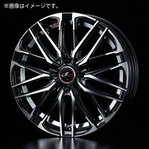 【個人宅発送可能】ウエッズ Weds 17X6.5J +42 4H PCD100 PBMC ホイール 1本 LEONIS SK レオニス・エスケイ (38305)