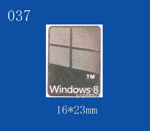 即決037【 Windows 8 】エンブレムシール追加同梱発送OK■ 条件付き送料無料 未使用