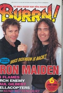 BURRN! 1999年6月号　IRON NAIDEN 他